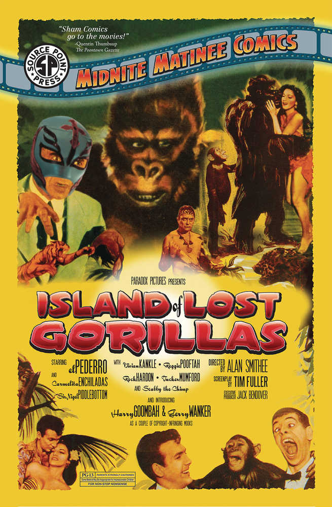 Midnite Matinee Comics Presents Island Of Lost Gorillas - Cadets Toys & Comics