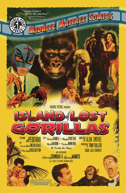 Midnite Matinee Comics Presents Island Of Lost Gorillas - Cadets Toys & Comics