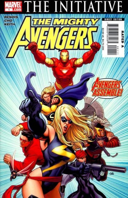 Paquete de Mighty Avengers, Vol. 1, autografiado por Frank Cho