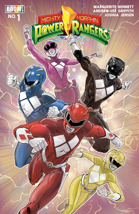Mighty Morphin Power Rangers (2026) 1 B Variant (Dressed, Griffith) - Cadets Toys & Comics
