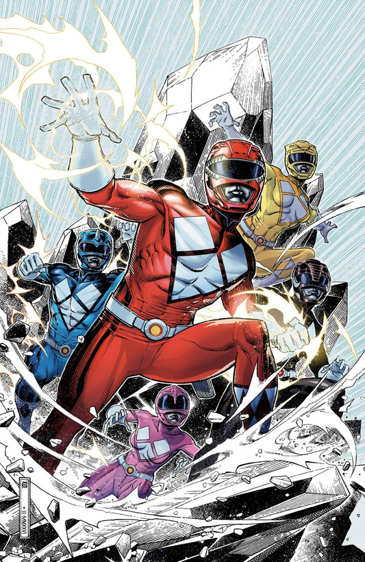 Mighty Morphin Power Rangers (2026) 1 E Foil Variant (Full Art, Foil, Cheung) - Cadets Toys & Comics