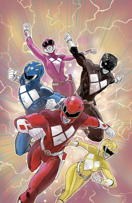 Mighty Morphin Power Rangers (2026) 1 F 1 in 10 Variant Edition Foil Variant (Full Art, Foil, Griffith) - Cadets Toys & Comics