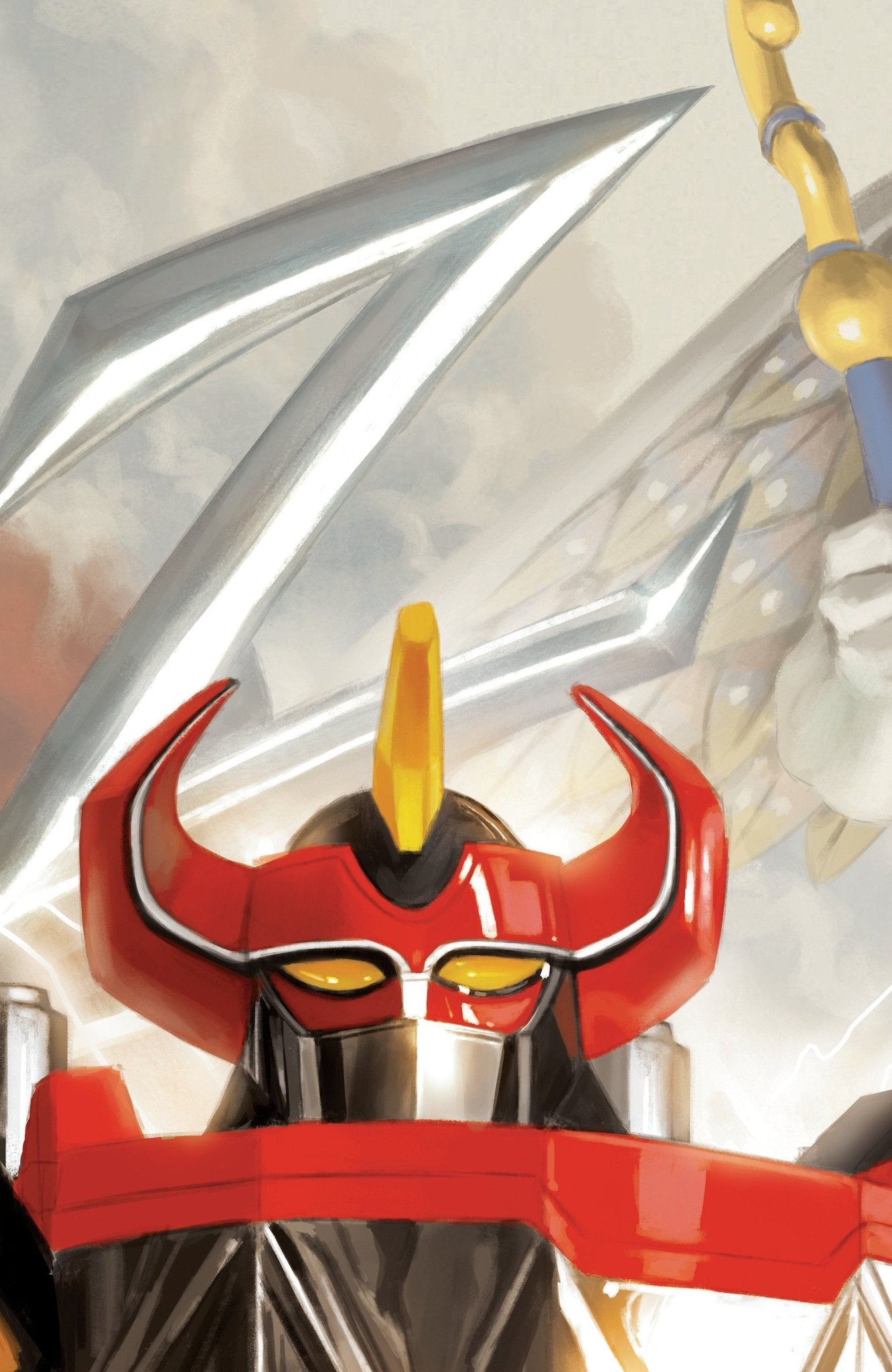 Mighty Morphin Power Rangers (2026) 2 C Megazord Connecting Variant (Full Art, Mercado) - Cadets Toys & Comics