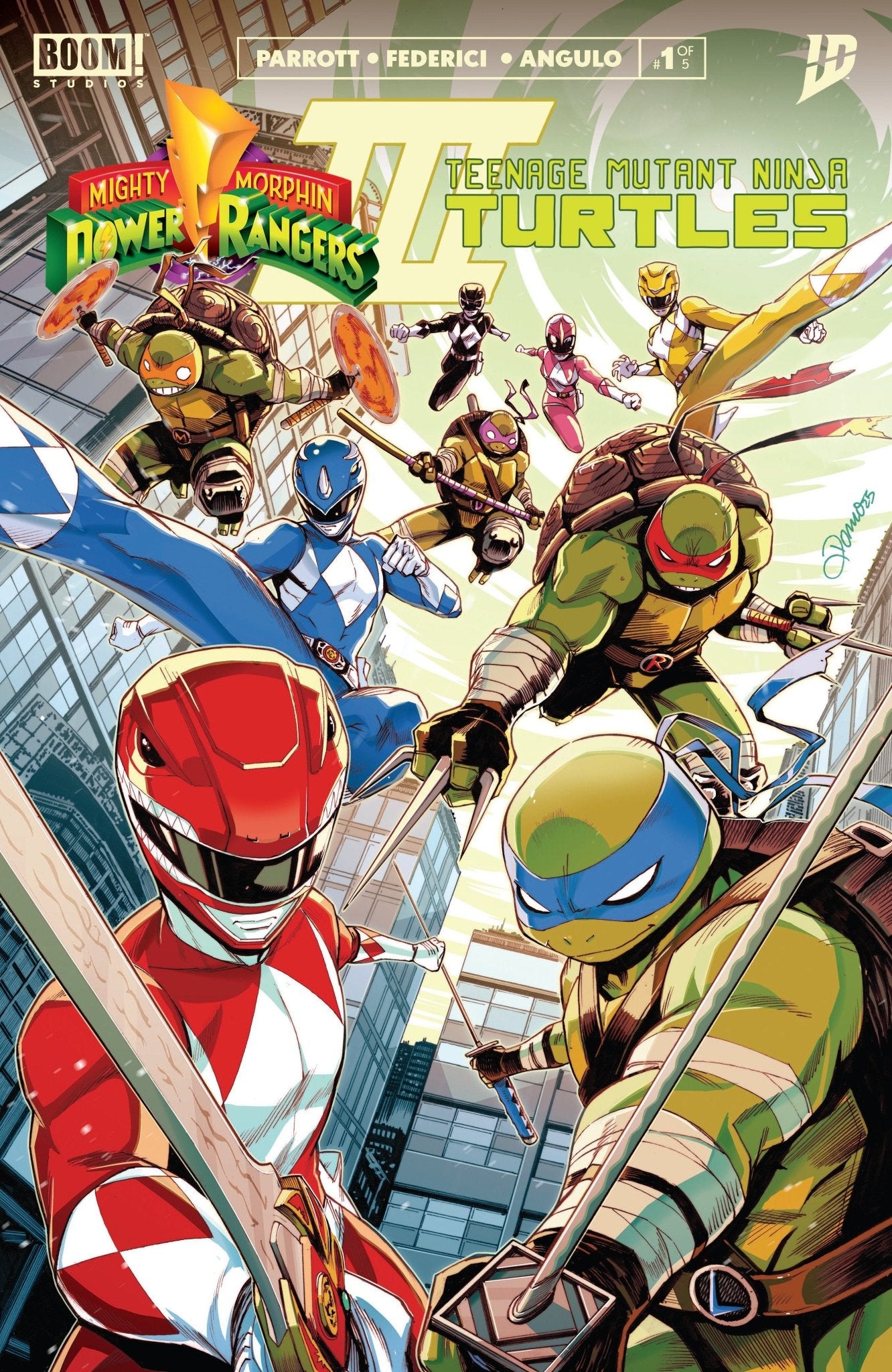 Mighty Morphin Power Rangers/ Tortugas Ninja Adolescentes Mutantes III #1 Un personaje principal (vestido, Zonno)