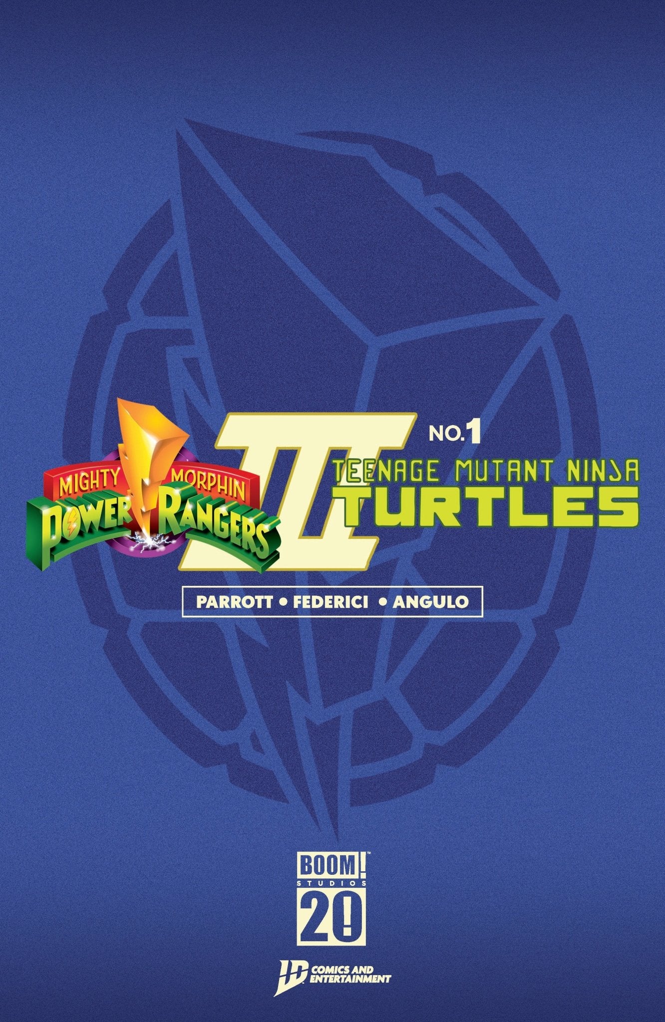 Mighty Morphin Power Rangers/ Tortugas Ninja III #1 D Intermix (Vestidos, Bolsa de polietileno, Diseño)