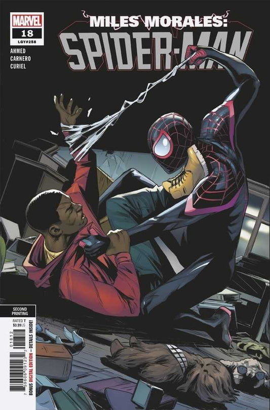 Miles Morales Spider - Man 18 2nd Print Carnero Variant Out - Cadets Toys & Comics