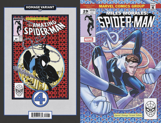 Miles Morales Spider - Man 29 Fantastic Four Homage Variant - Cadets Toys & Comics