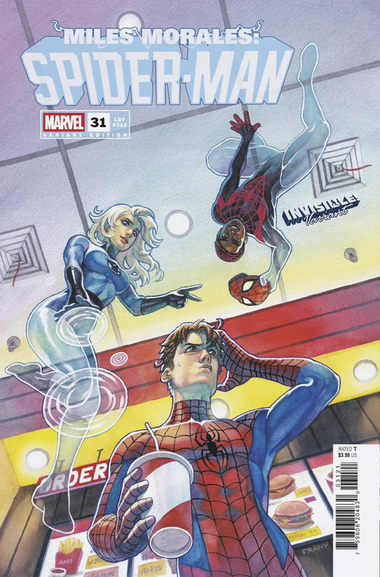 Miles Morales Spider - Man 31 Frany Invisible Variant - Cadets Toys & Comics