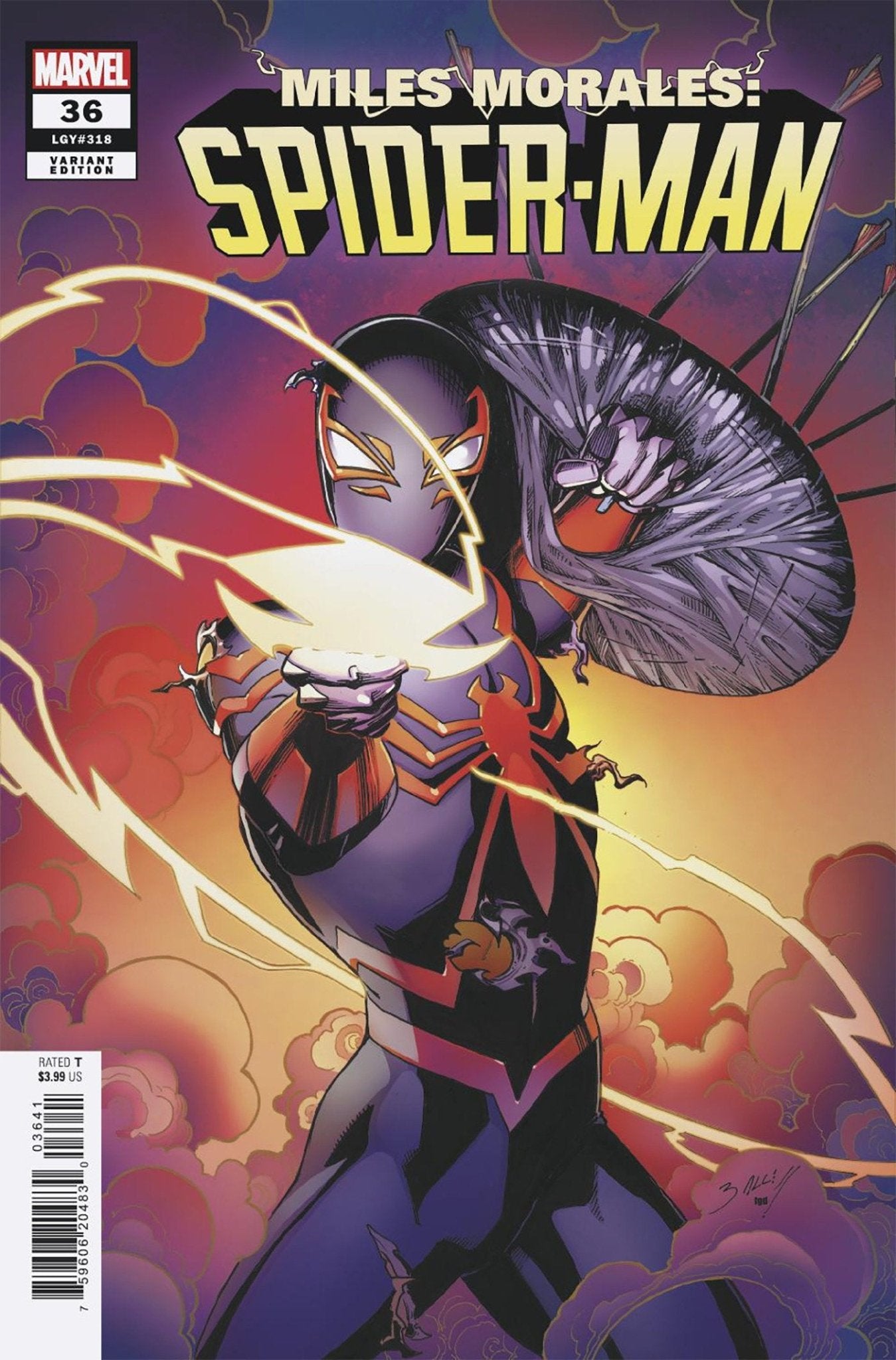 Miles Morales: Spider-Man #36 Variante de Mark Bagley