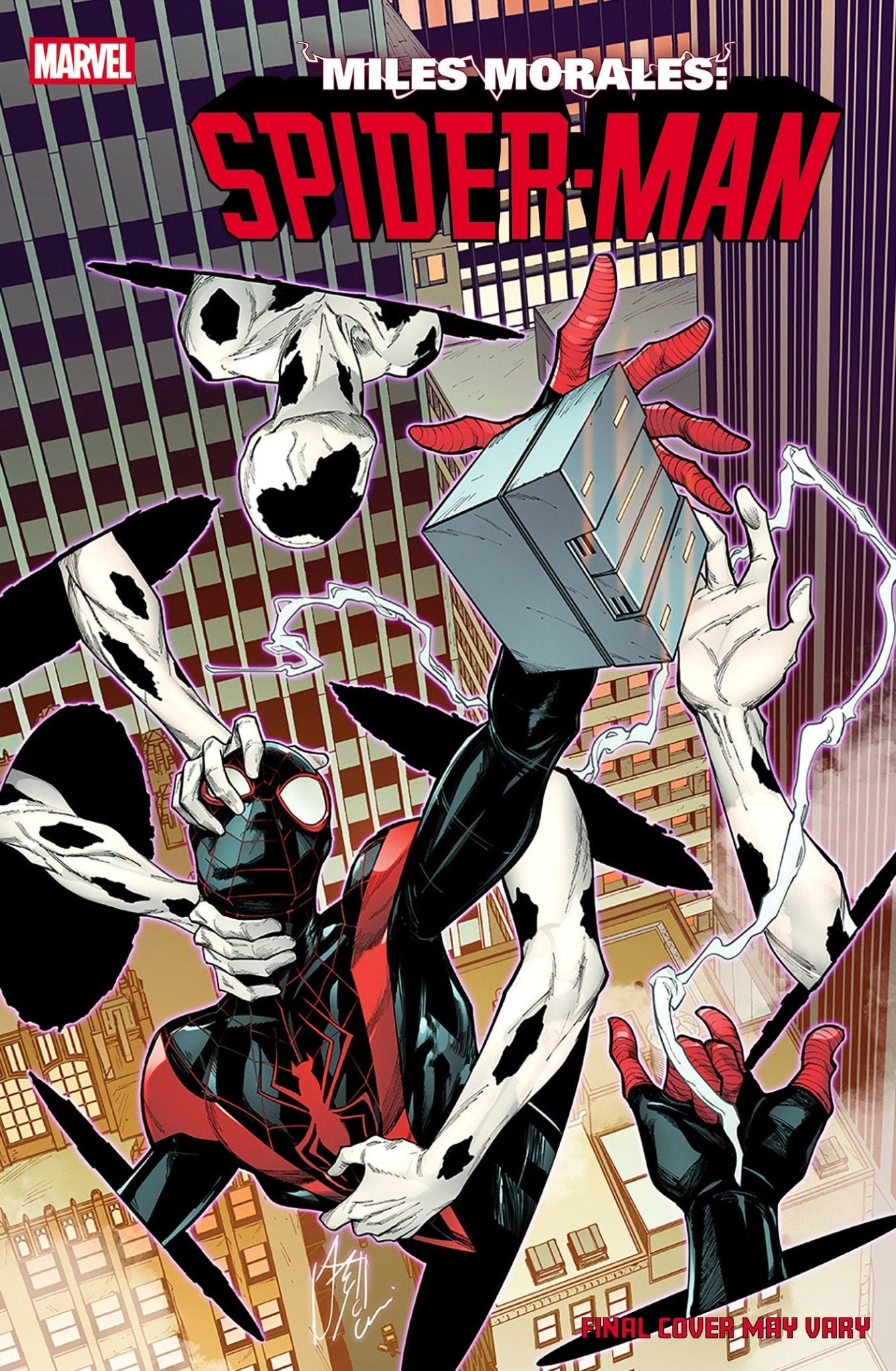 Miles Morales: Spider - Man 42 Stefano Caselli Foreshadow Variant - Cadets Toys & Comics