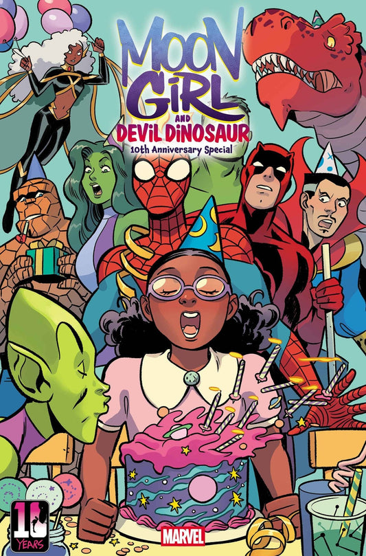 Moon Girl & Devil Dinosaur 10th Anniversary Special 1 Natacha Bustos Variant - Cadets Toys & Comics