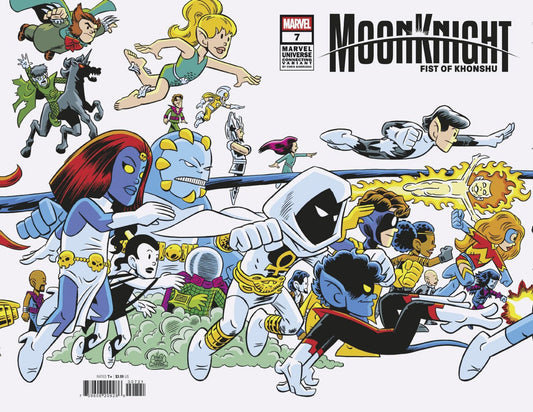 Moon Knight: Fist Of Khonshu 7 Chris Giarrusso Marvel Universe Connecting Wrap Variant I - Cadets Toys & Comics