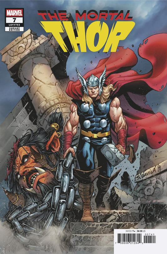 Mortal Thor 7 Sergio Davila Variant - Cadets Toys & Comics