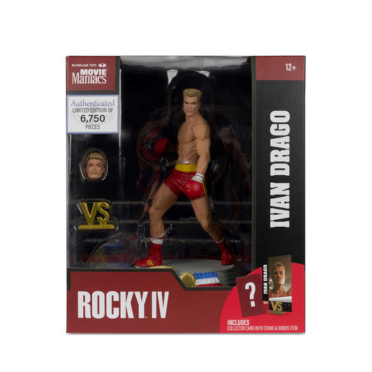 Movie Maniacs Rocky Wv3 Rocky 4 Ivan Drago 6in Posed Figure (Ne - Cadets Toys & Comics