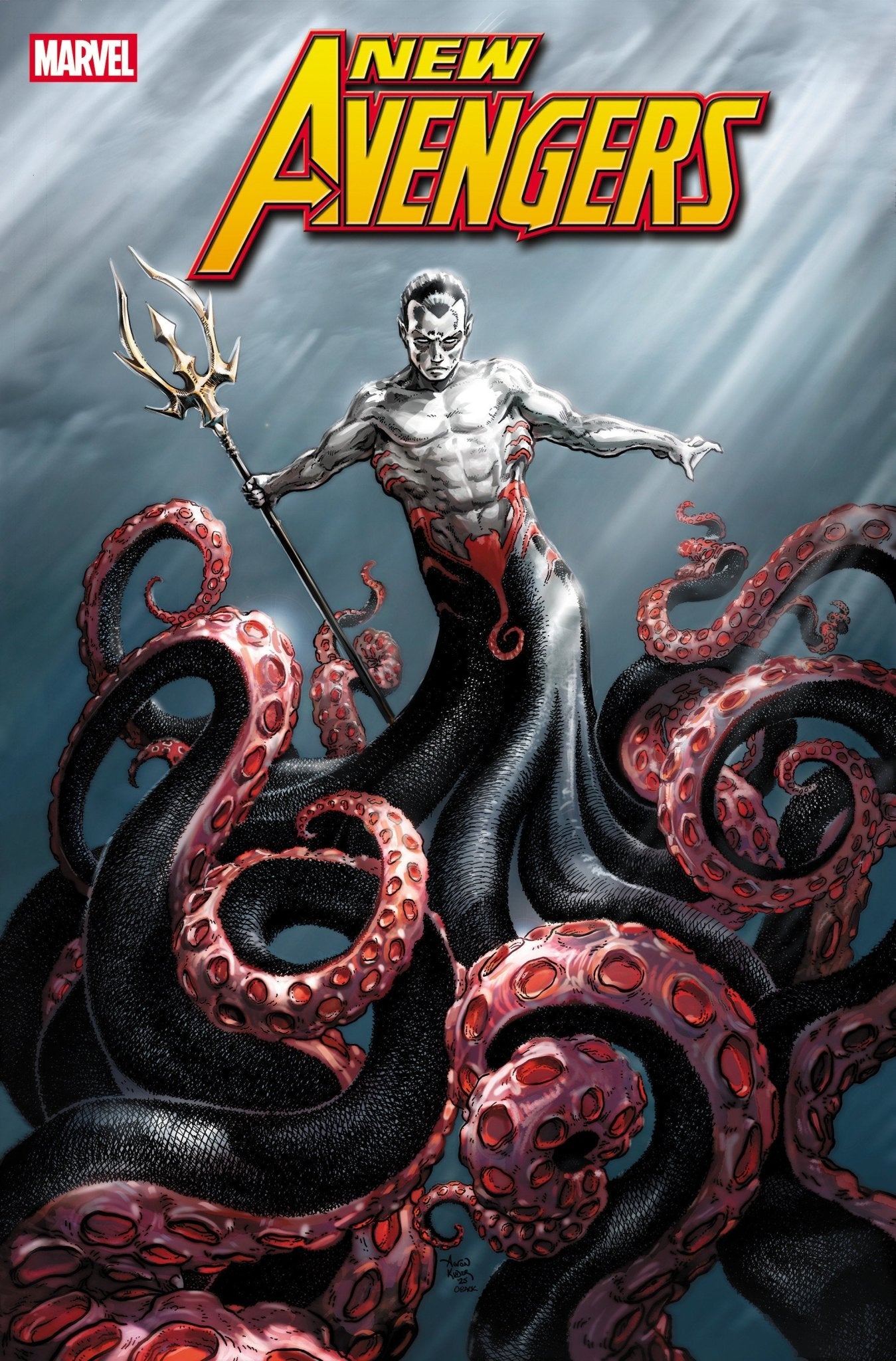 New Avengers 7 Aaron Kuder Knullified Variant - Cadets Toys & Comics