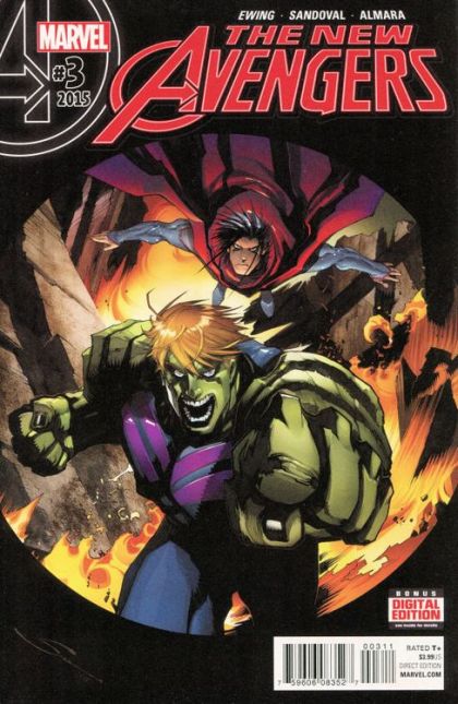 Nuevos Vengadores, Vol. 4 #3A (Portada regular de Gerardo Sandoval)