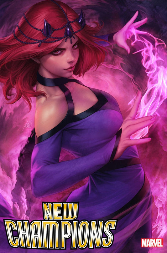 New Champions 1 Artgerm Amaranth Variant - Cadets Toys & Comics