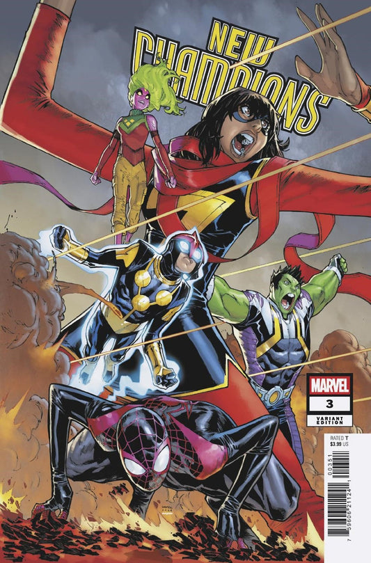 New Champions 3 Humberto Ramos Reunion Variant - Cadets Toys & Comics