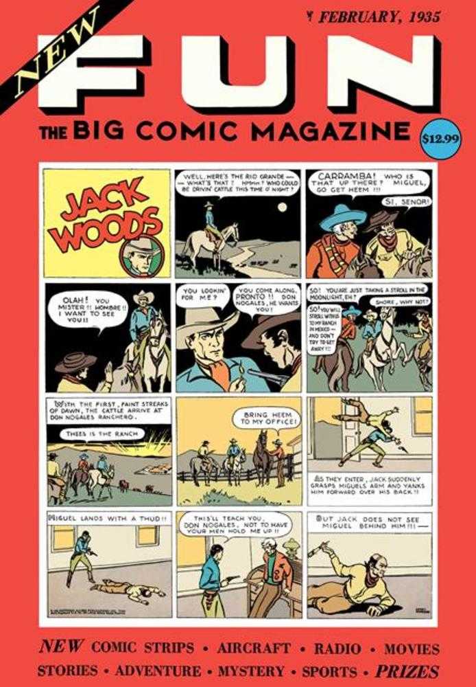 New Fun Comics #1 Edición Facsímil Portada B Lyman Anderson Variante Foil