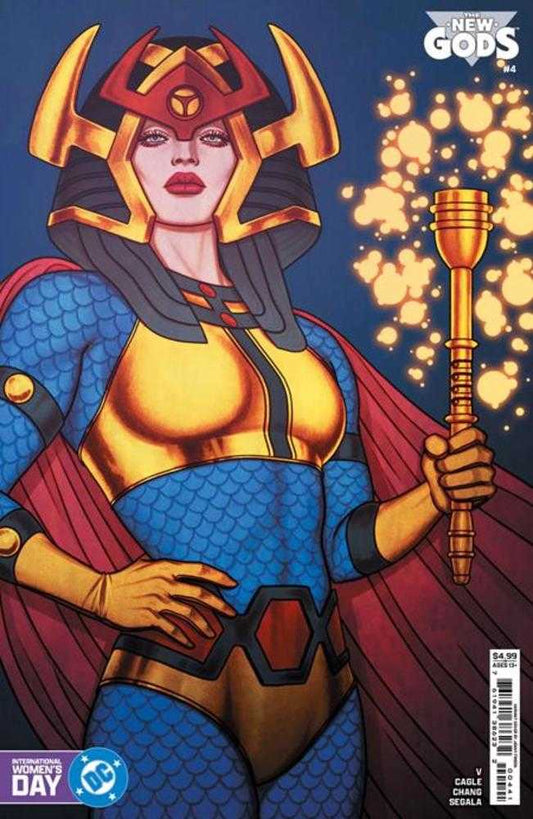 New Gods 4 (Of 12) Cover D Jenny Frison International Womens Day Big Barda Card Stock Variant - Cadets Toys & Comics