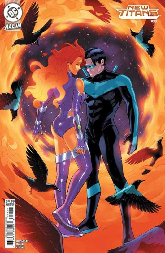 New Titans 33 Cover B Stephen Byrne Card Stock Variant - Cadets Toys & Comics