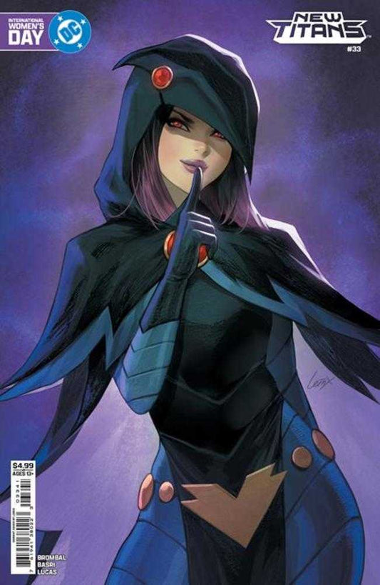 New Titans 33 Cover D Lesley Leirix Li International Women’s Day Card Stock Variant - Cadets Toys & Comics
