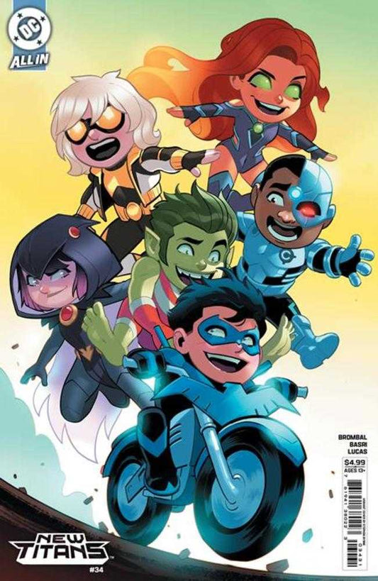 New Titans 34 Cover C Stephen Byrne Card Stock Variant - Cadets Toys & Comics