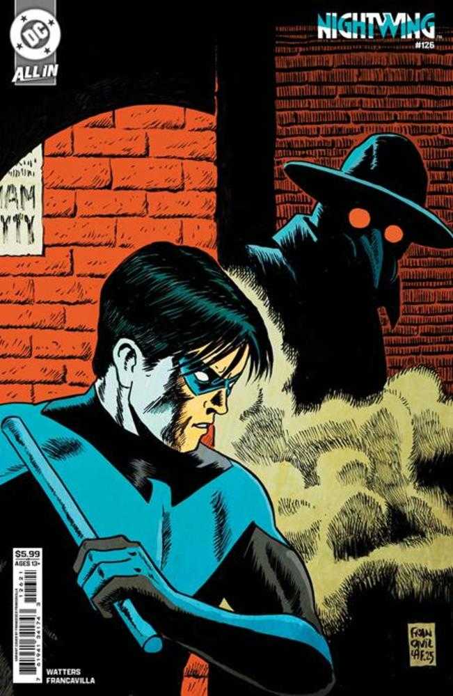 Nightwing #126 Portada C Francesco Francavilla Variante en cartulina
