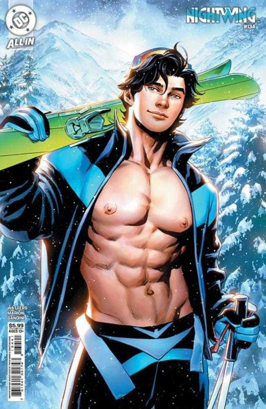 Nightwing 134 Cover E Travis Moore Sweater Weather Card Stock Variant - Cadets Toys & Comics