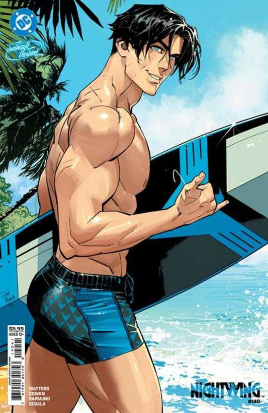 Nightwing 140 Cover D Dan Mora Swimsuit Card Stock Variant - Cadets Toys & Comics