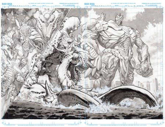 Olympus Saga Megalith 1 (Of 4) Cover D Lewis Larosa Original Art Edition 1 Variant - Cadets Toys & Comics