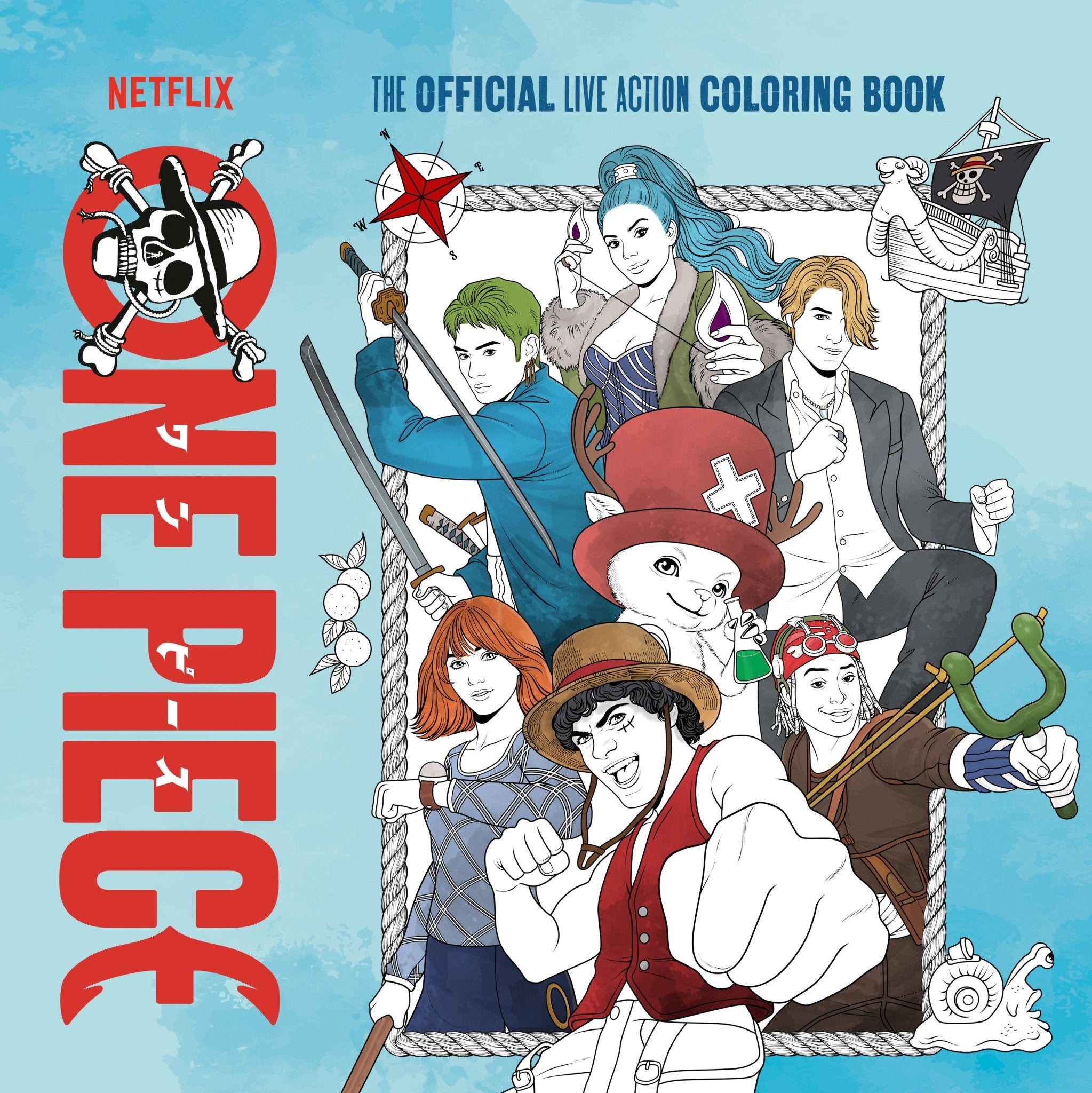 One Piece: The Official Live Action Coloring Book - Cadets Toys & Comics