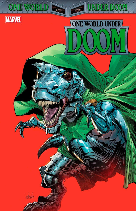 One World Under Doom 2 (Of 9) Leinil Yu Doomasaur Variant - Cadets Toys & Comics