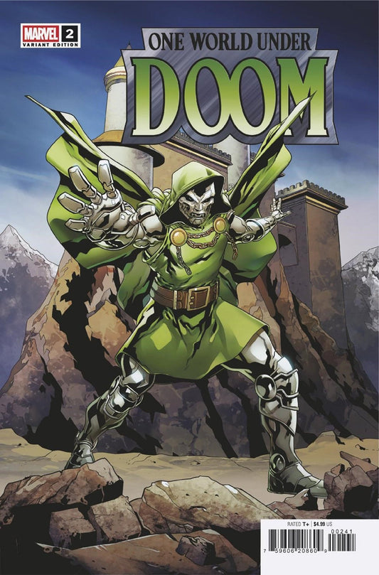 One World Under Doom 2 (Of 9) Will Sliney Variant - Cadets Toys & Comics