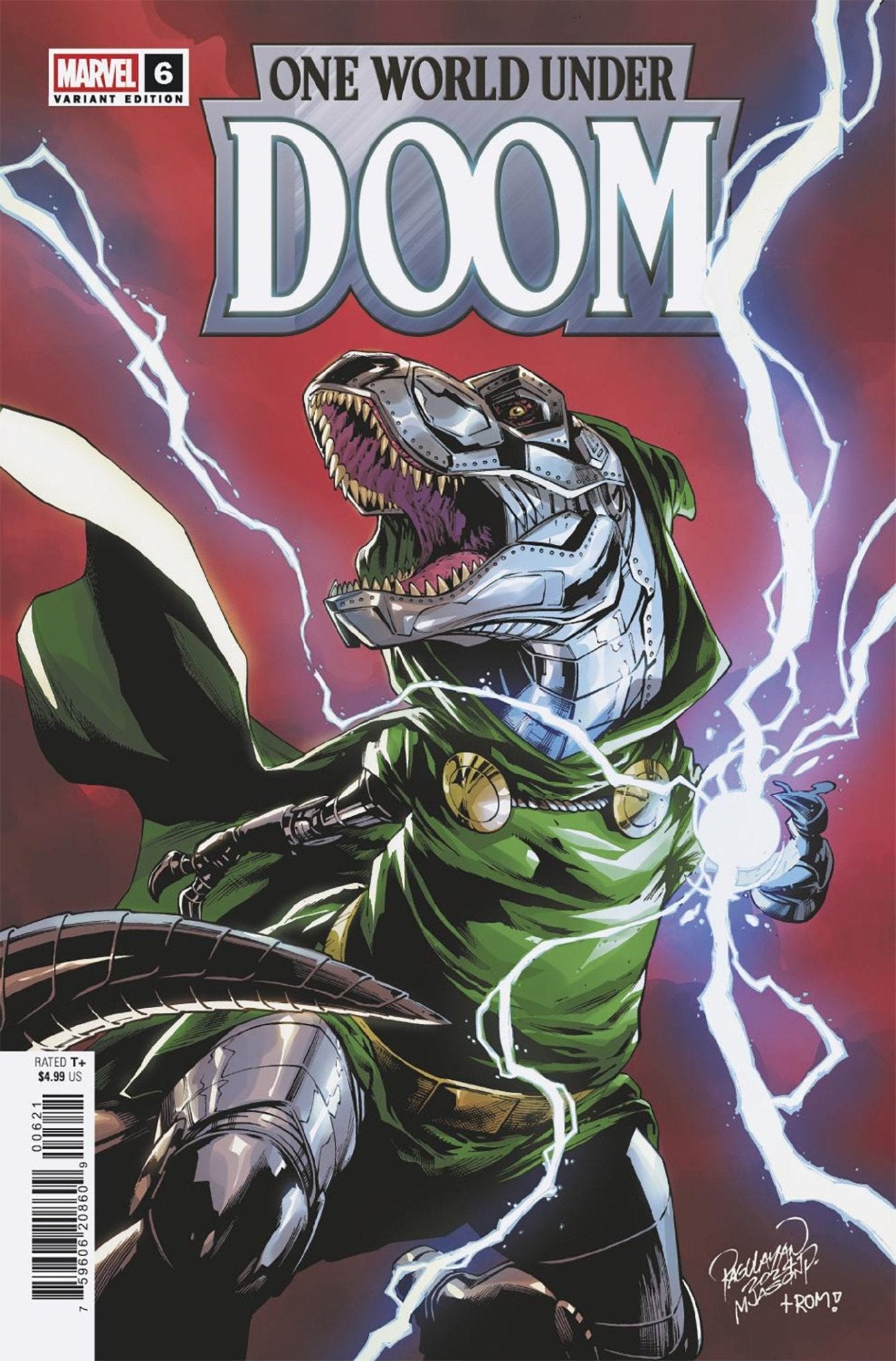 One World Under Doom #6 Variante Carlo Pagulayan Doomasaur