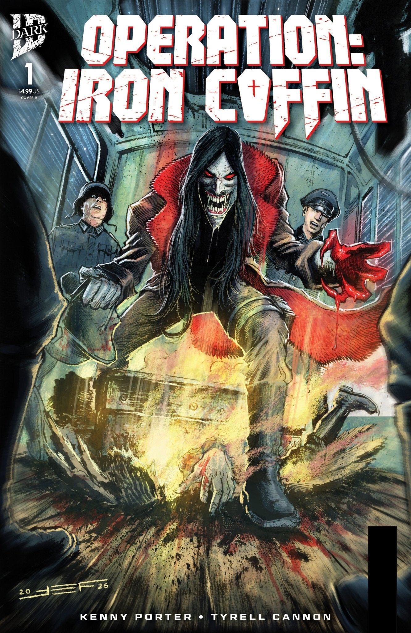 Operation: Iron Coffin 1 Variant B (Ferreyra) - Cadets Toys & Comics