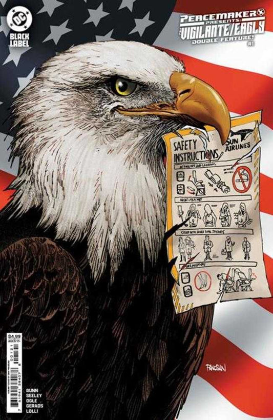 Peacemaker Presents The Vigilante Eagly Double Feature 1 (Of 5) Cover B Dan Panosian Card Stock Variant (Mature) - Cadets Toys & Comics
