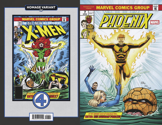 Phoenix 7 Corin Howell Fantastic Four Homage Variant - Cadets Toys & Comics