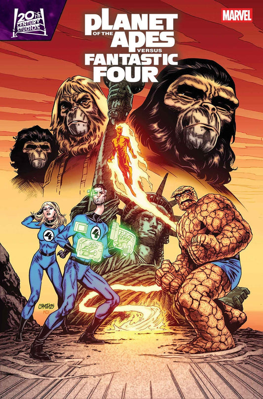 Planet Of The Apes vs. Fantastic Four 3 Cory Smith Variant - Cadets Toys & Comics