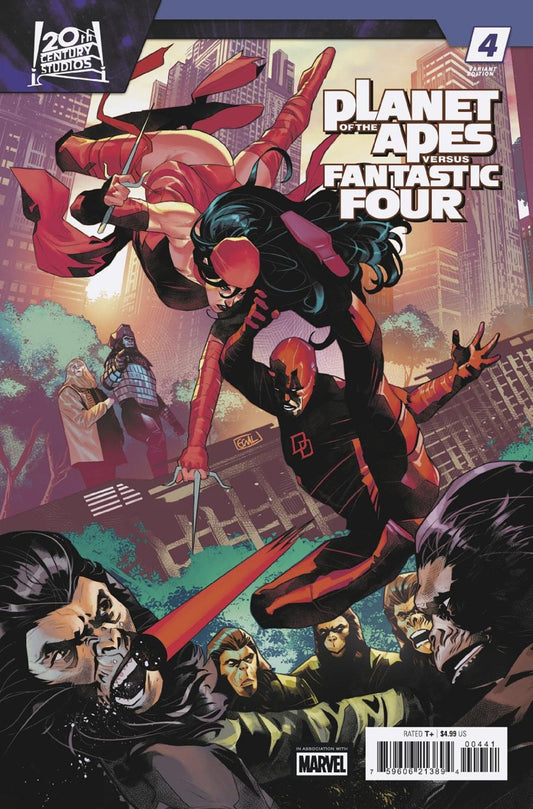 Planet Of The Apes vs. Fantastic Four 4 Edwin Galmon Versus Variant - Cadets Toys & Comics