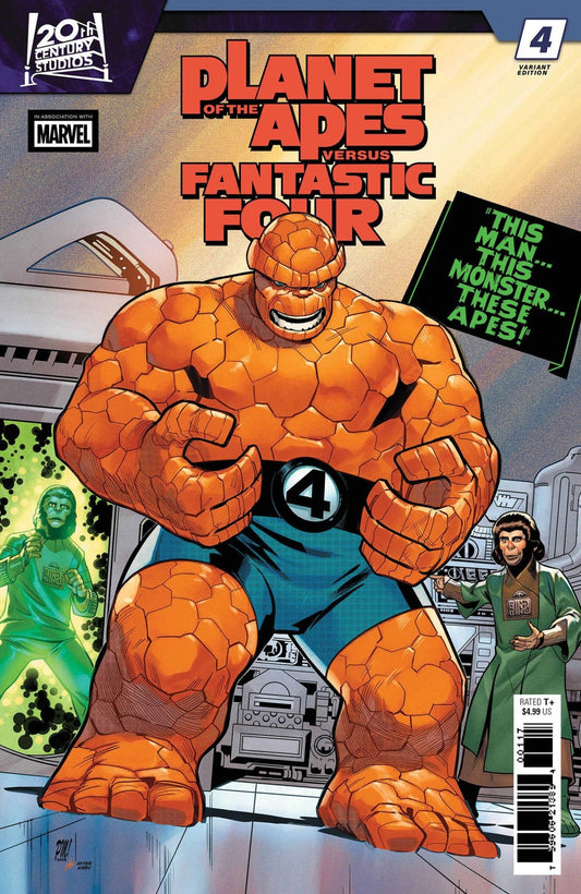 Planet Of The Apes vs. Fantastic Four 4 Paco Medina Homage Variant - Cadets Toys & Comics