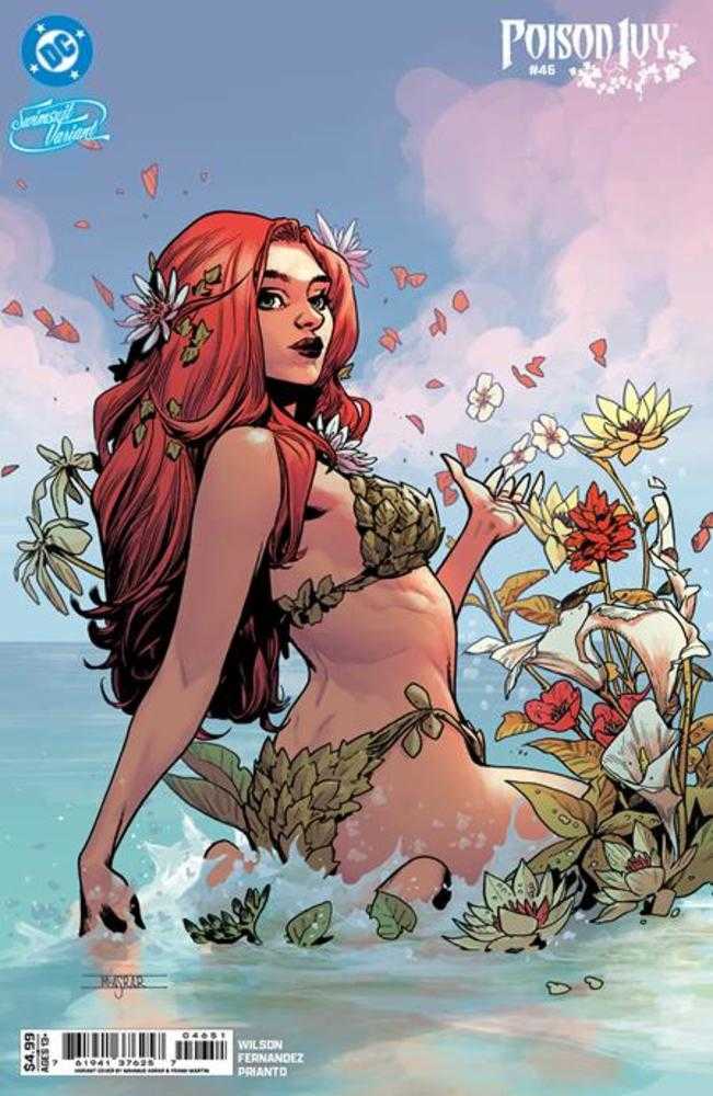 Poison Ivy 46 Cover E Mahmud Asrar Swimsuit Card Stock Variant - Cadets Toys & Comics