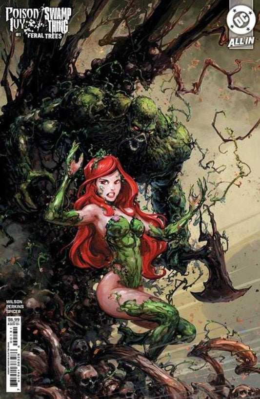 Poison Ivy Swamp Thing Feral Trees 1 (One Shot) Cover C Clayton Crain Card Stock Variant - Cadets Toys & Comics