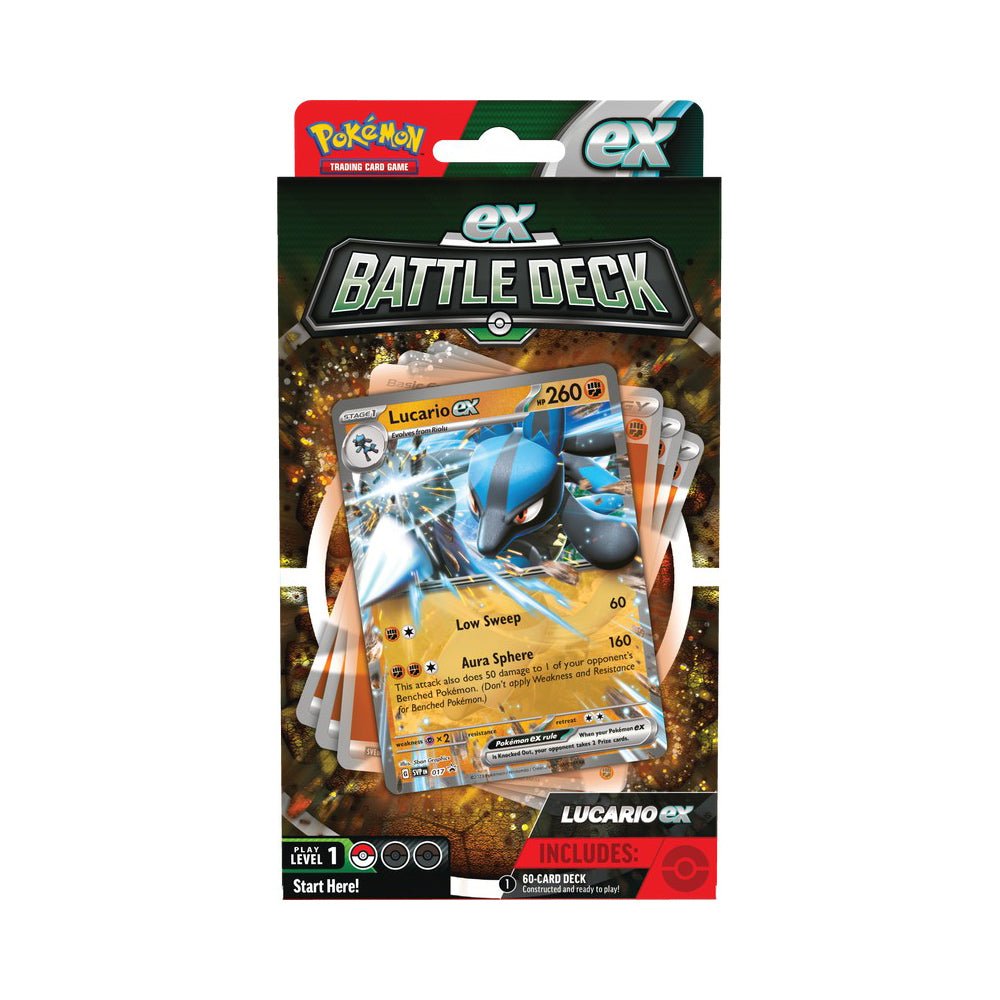 Pokémon Lucario EX Battle Deck.