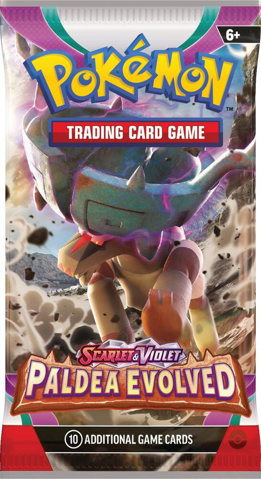 Pokemon Scarlet and Violet 2 Paldea Evolved Booster Pack - Cadets Toys & Comics