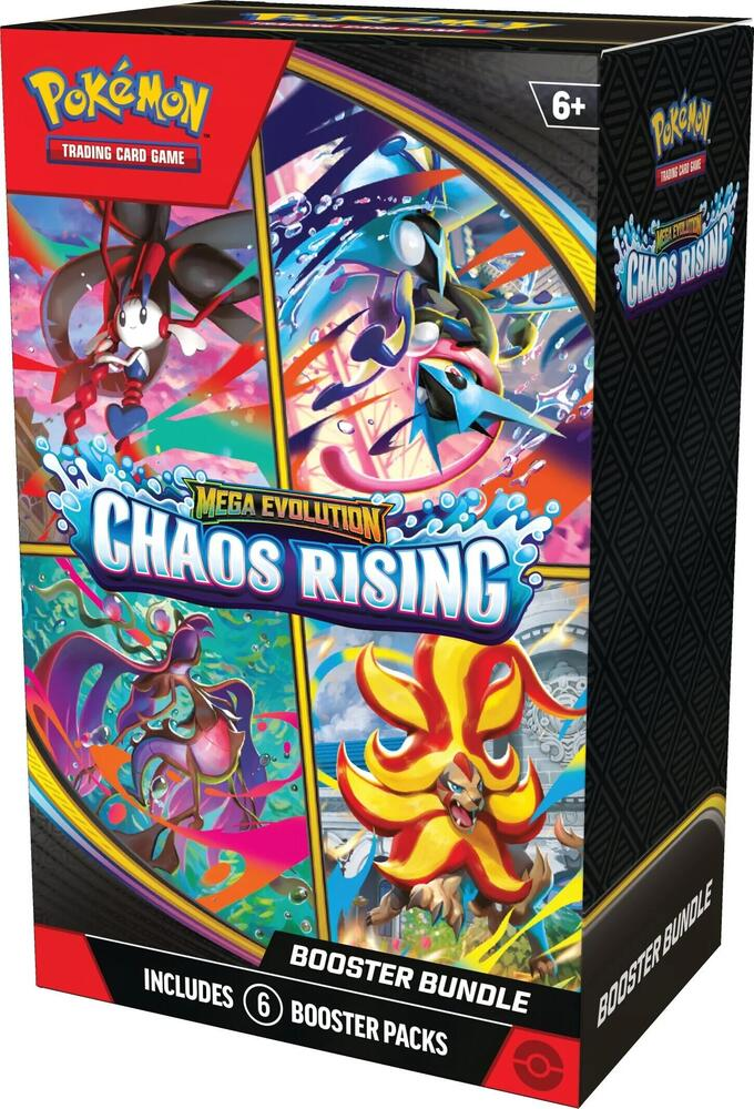 Pokemon TCG: Mega Evolutions ME4 - Chaos Rising Booster Bundle - Cadets Toys & Comics