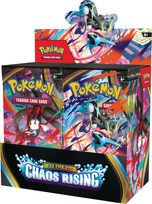 Pokemon TCG: Mega Evolutions ME4 - Chaos Rising Booster Display - Cadets Toys & Comics