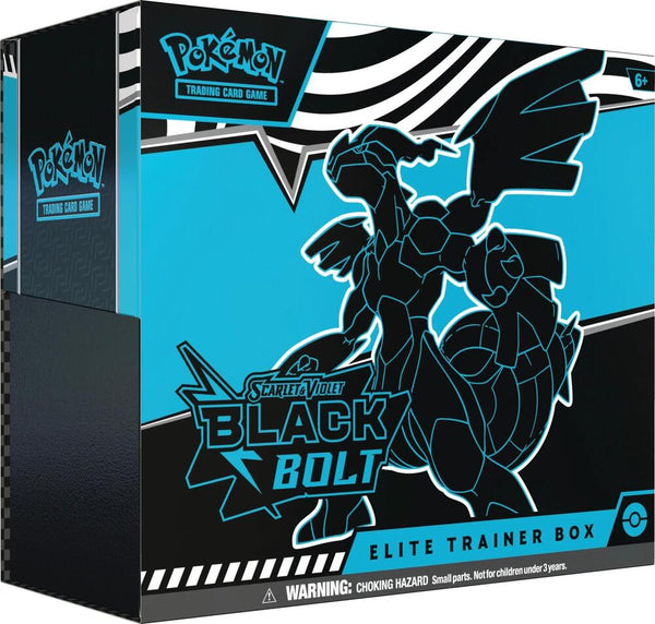 Juego de Cartas Coleccionables Pokémon: Scarlet &amp; Violet SV10.5 - Caja de Entrenador Élite Black Bolt 