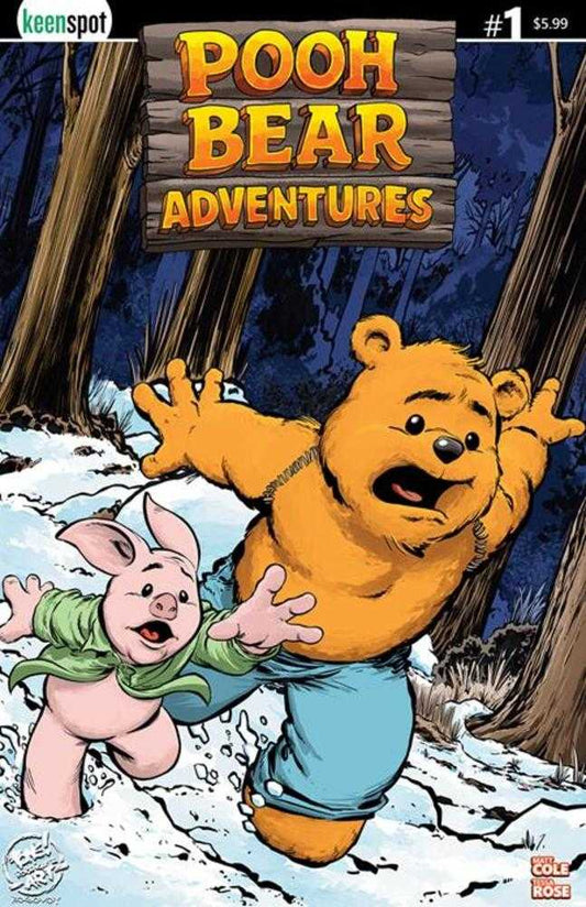 Pooh Bear Adventures 1 Cover B Tone Rodriguez (Bagged With Trading Card) - Cadets Toys & Comics