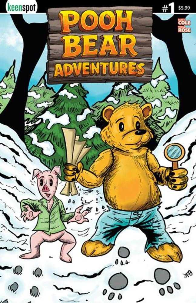 Pooh Bear Adventures 1 Cover C Jason Turner (Bagged With Trading Card) - Cadets Toys & Comics